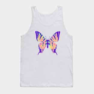 Purple Tiger Butterfly Tank Top